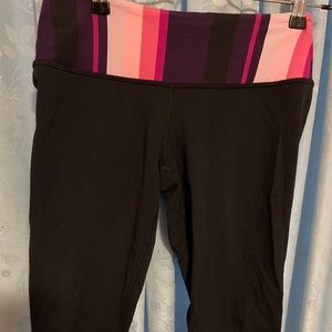 Black Lululemon crops